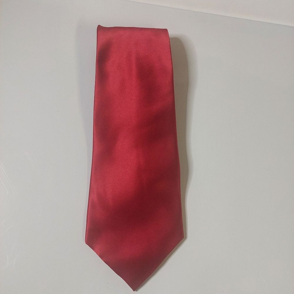 Romario Manzini Solid Red Tie